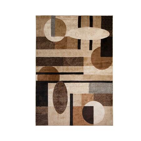 HOME DYNAMIX 7 Ft. 10 In. X 10 Ft. 6 In. Tribeca Area Rug, Brown 769924342660